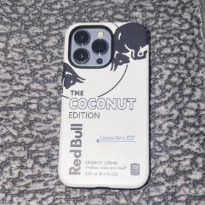 The Coconut Edition Red Bull Phone Case - Black and White